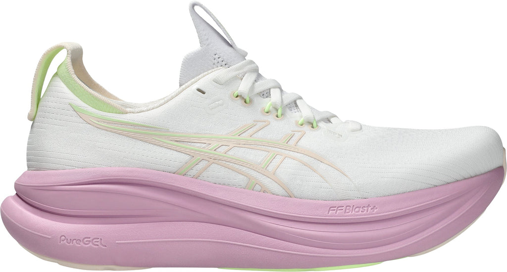 Asics Gel Nimbus 28 Womens Running Shoes - White