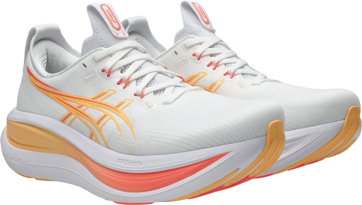 Asics Gel Nimbus 28 Womens Running Shoes - White