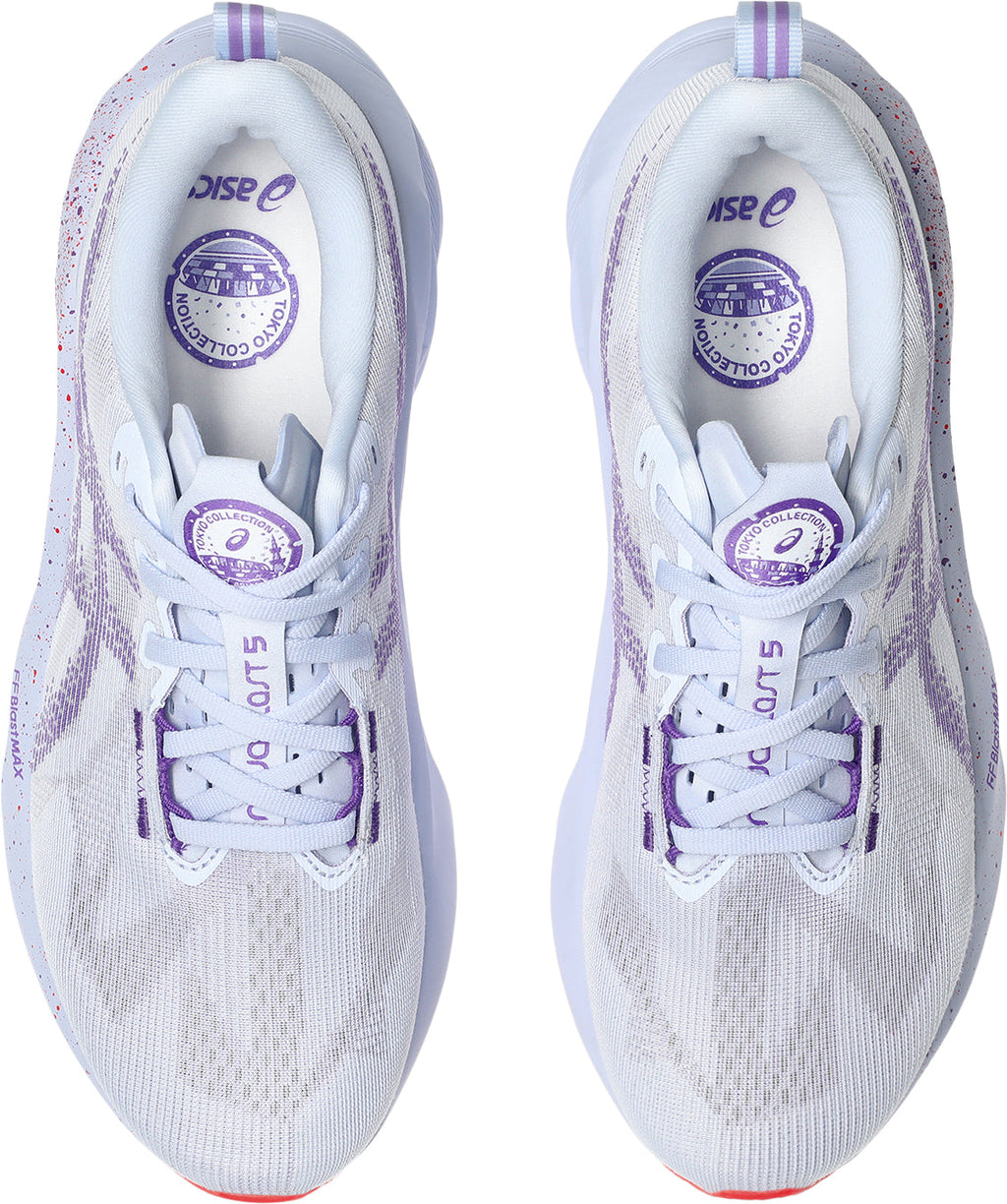 Asics NovaBlast 5 Tokyo Mens Running Shoes- Purple