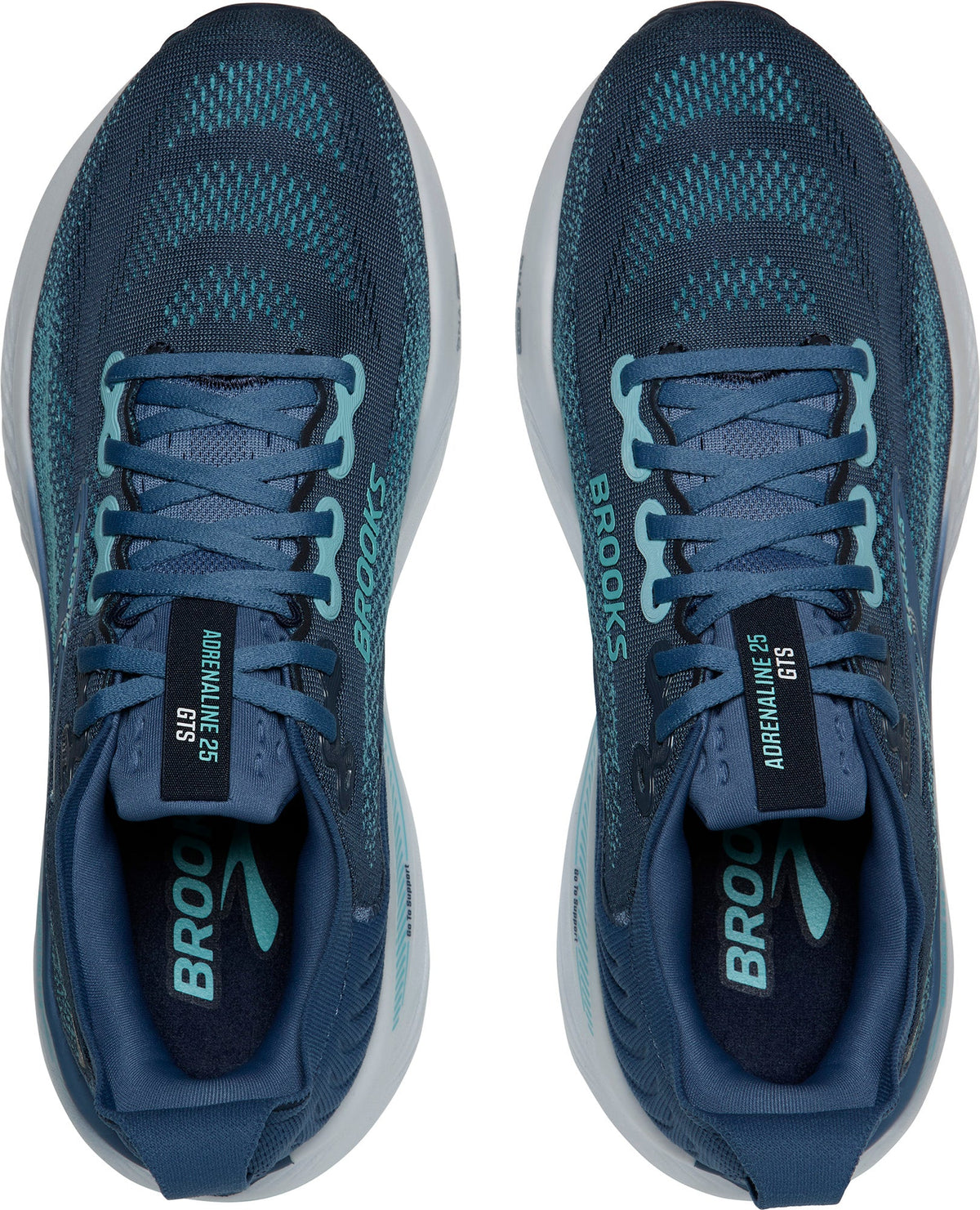 Brooks Adrenaline GTS 25 WIDE FIT Mens Running Shoes - Blue