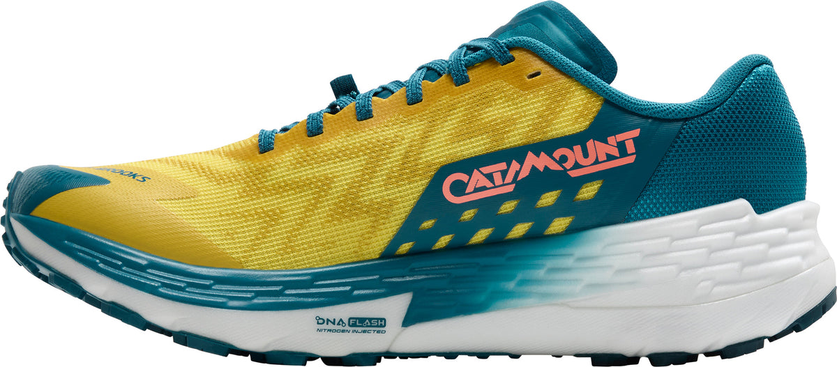 Brooks Catamount 4 Mens Trail Running Shoes - Yellow