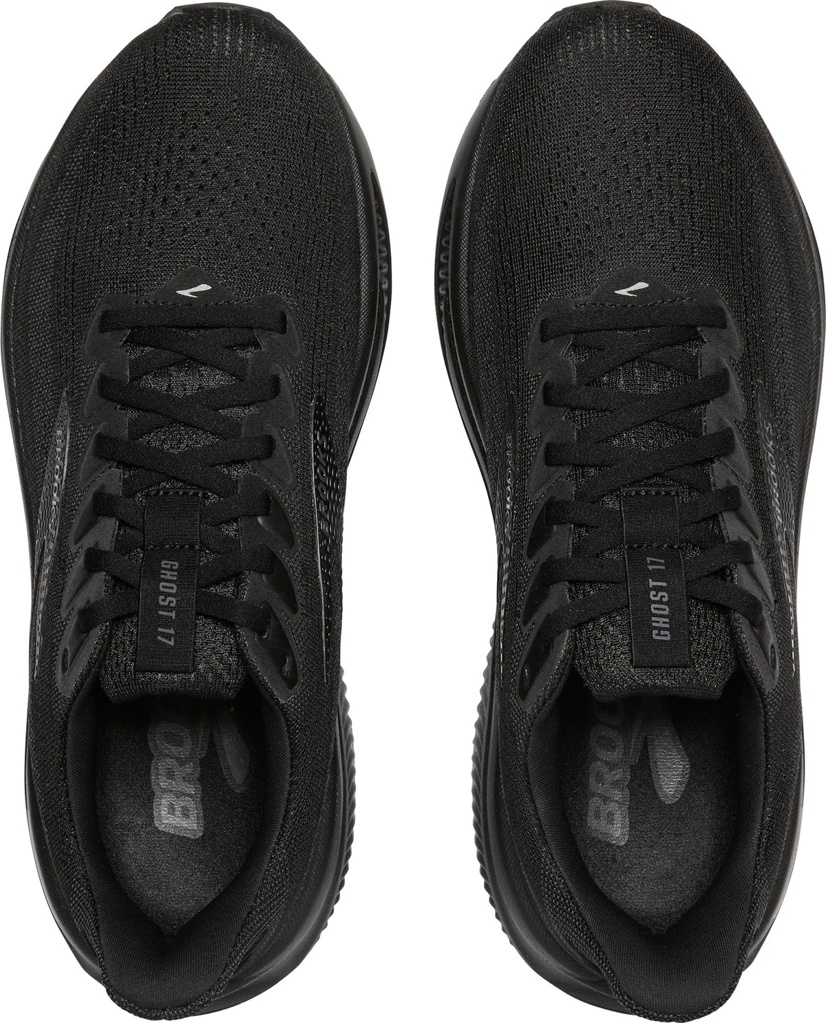 Brooks Ghost 17 WIDE FIT Womens Running Shoes - Black