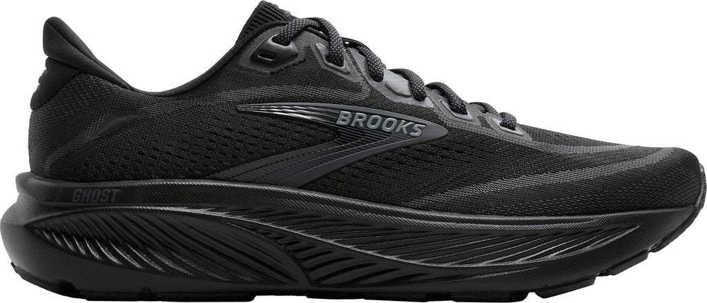 Brooks Ghost 18 WIDE FIT (4E) Mens Running Shoes - Black