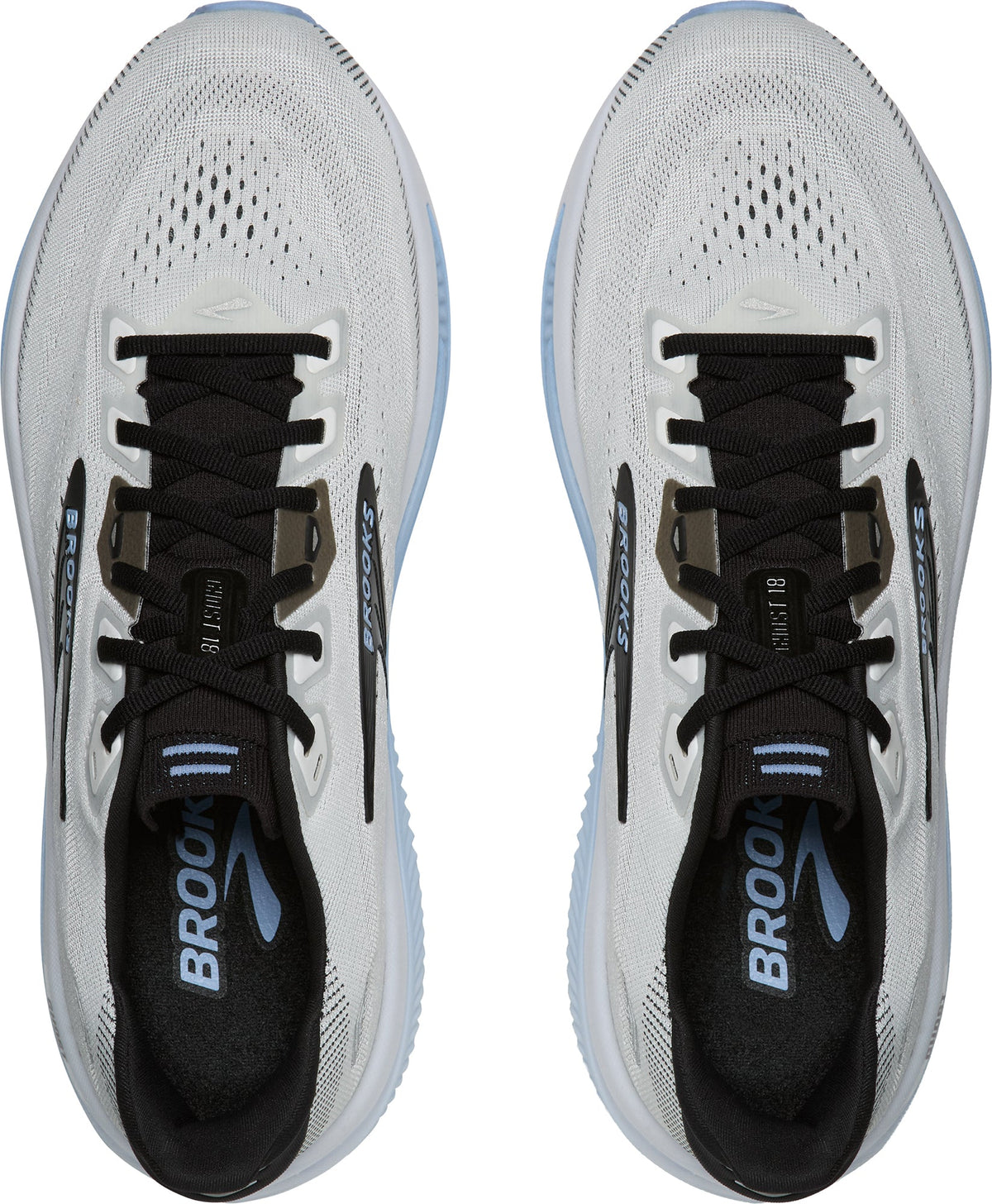 Brooks Ghost 18 WIDE FIT (2E) Mens Running Shoes - White