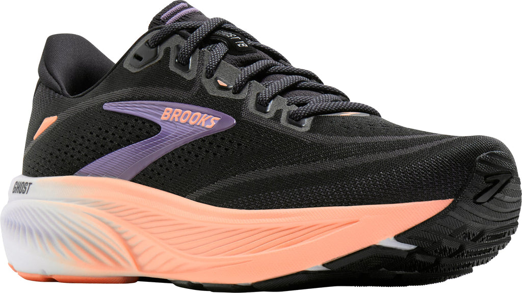 Brooks Ghost 18 Womens Running Shoes - Black