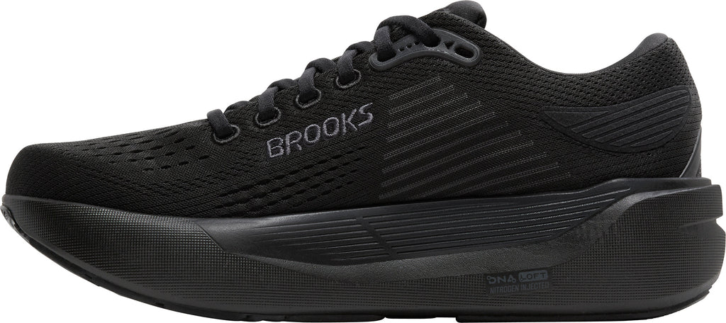 Brooks Ghost Max 3 WIDE FIT (2E) Mens Running Shoes - Black