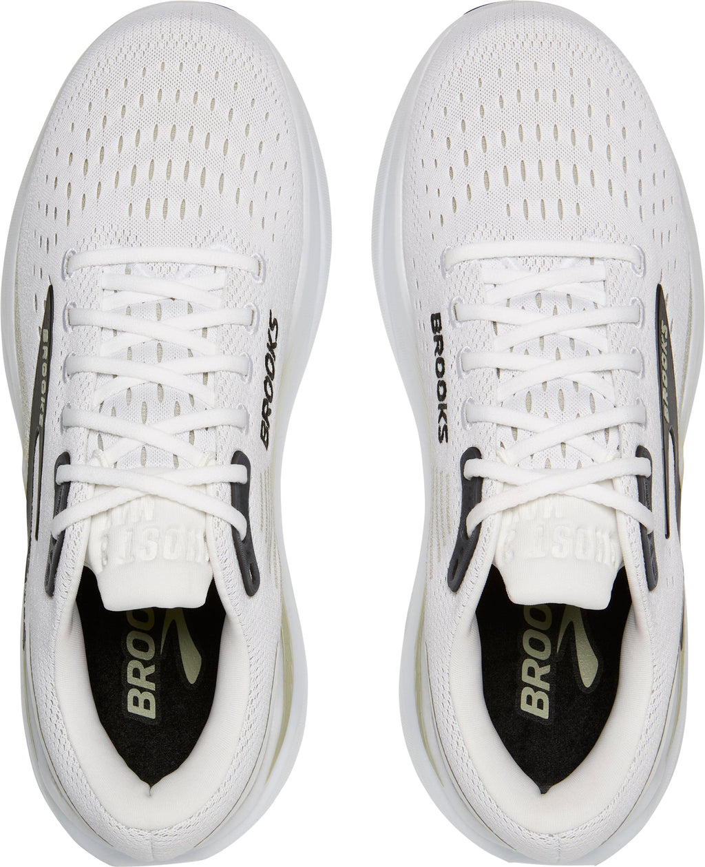 Brooks Ghost Max 3 WIDE FIT (2E) Mens Running Shoes - White