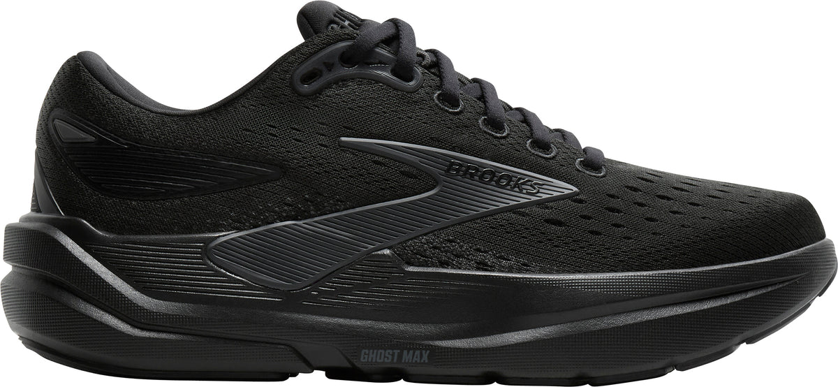 Brooks Ghost Max 3 WIDE FIT (4E) Mens Running Shoes - Black