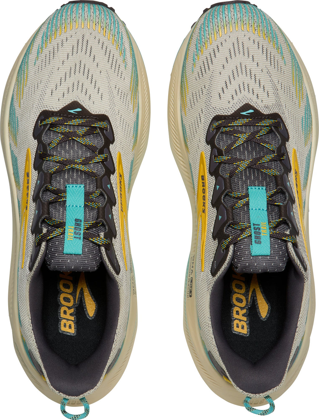 Brooks Ghost Trail Mens Running Shoes - Grey