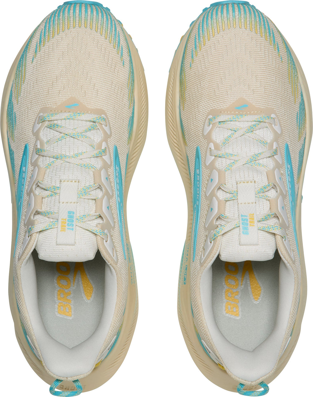 Brooks Ghost Trail Womens Running Shoes - Cream