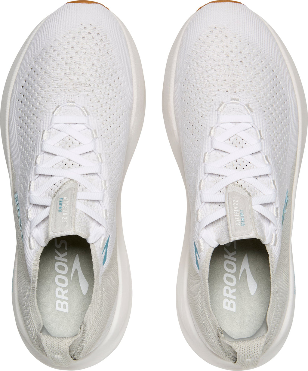Brooks Glycerin StealthFit 22 Mens Running Shoes - White
