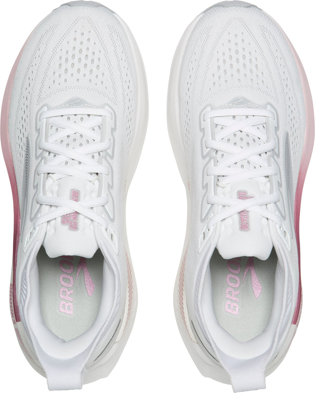 Brooks Glycerin GTS 23 Womens Running Shoes - White