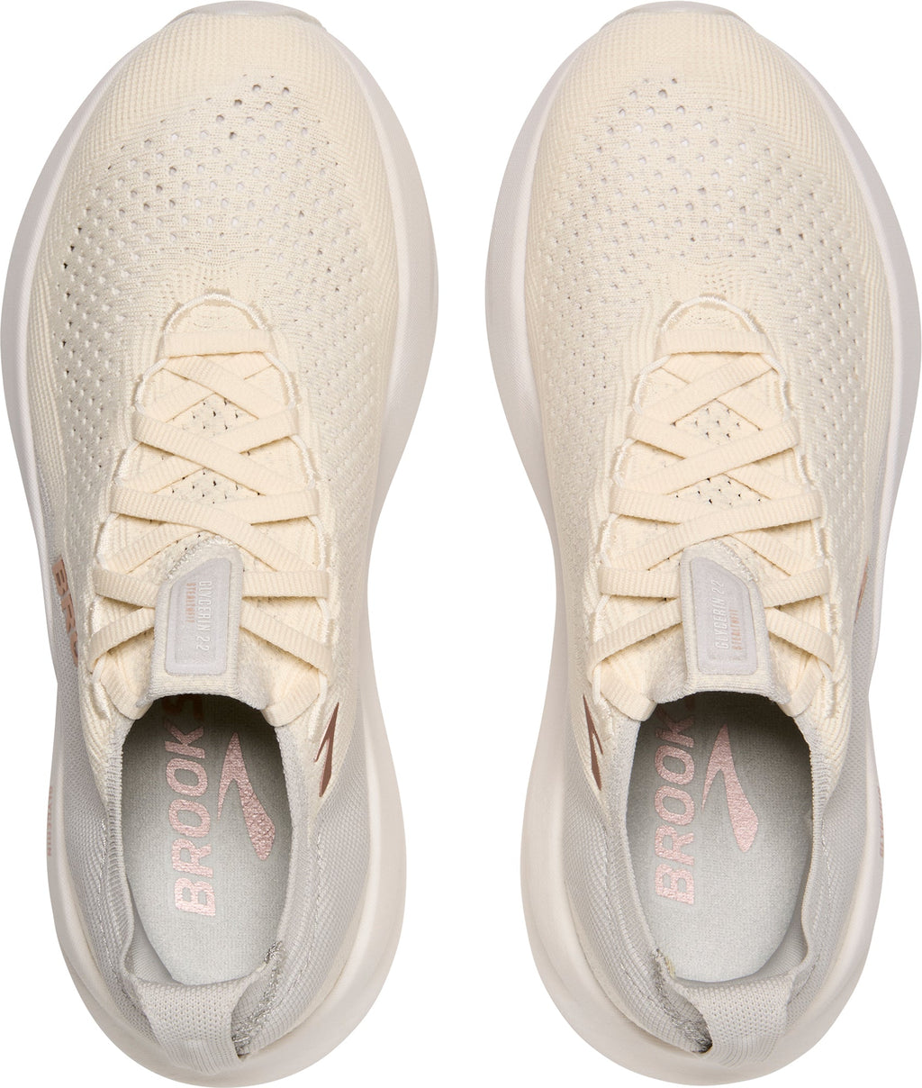 Brooks Glycerin StealthFit 22 Womens Running Shoes - Cream