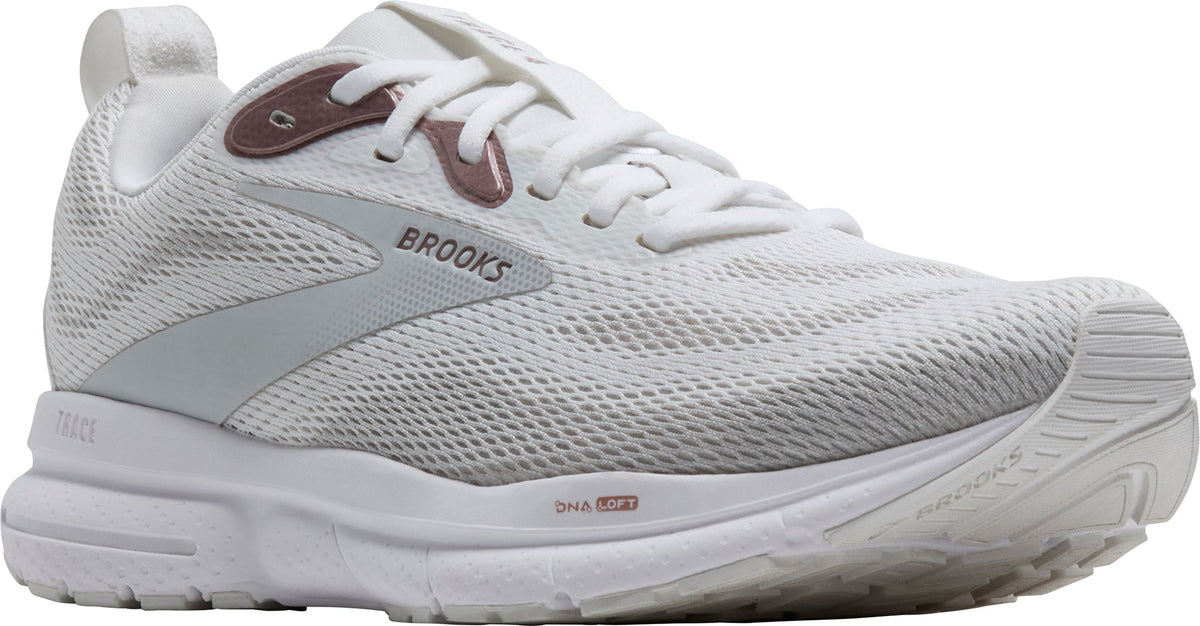 Brooks Trace 4 Womens Running Shoes - White