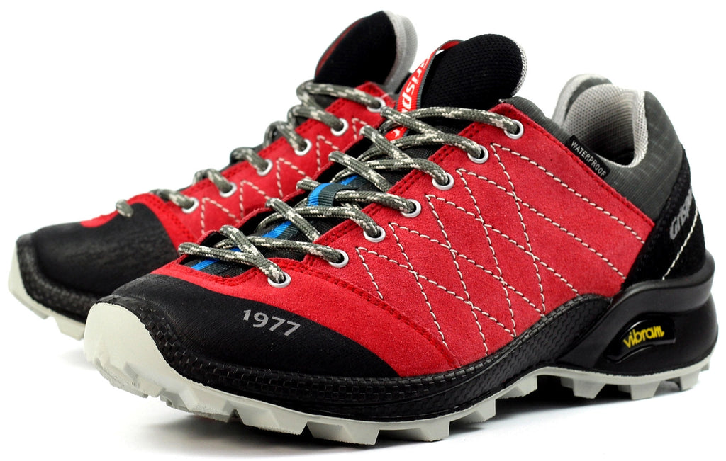 Grisport Treviso Waterproof Womens Walking Shoes - Red