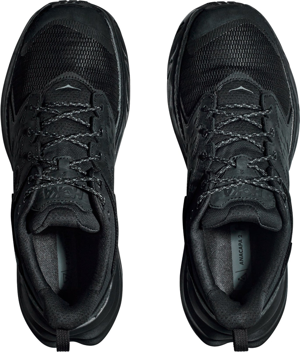 Hoka Anacapa 2 Low GORE-TEX Mens Walking Shoes - Black