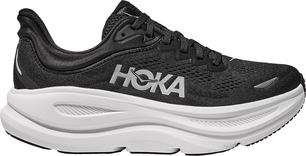 Hoka Bondi 9 Womens Running Shoes - Black