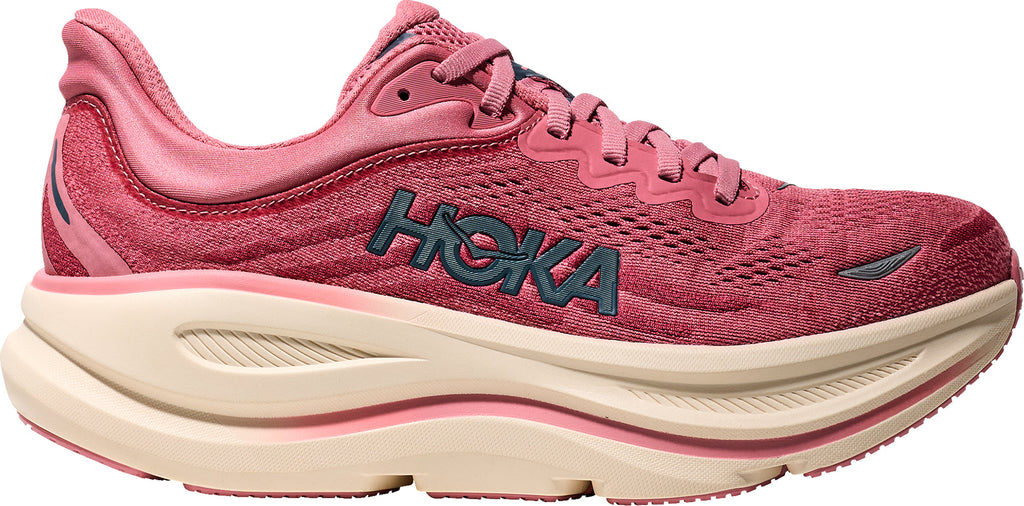 Hoka Bondi 9 Womens Running Shoes - Pink