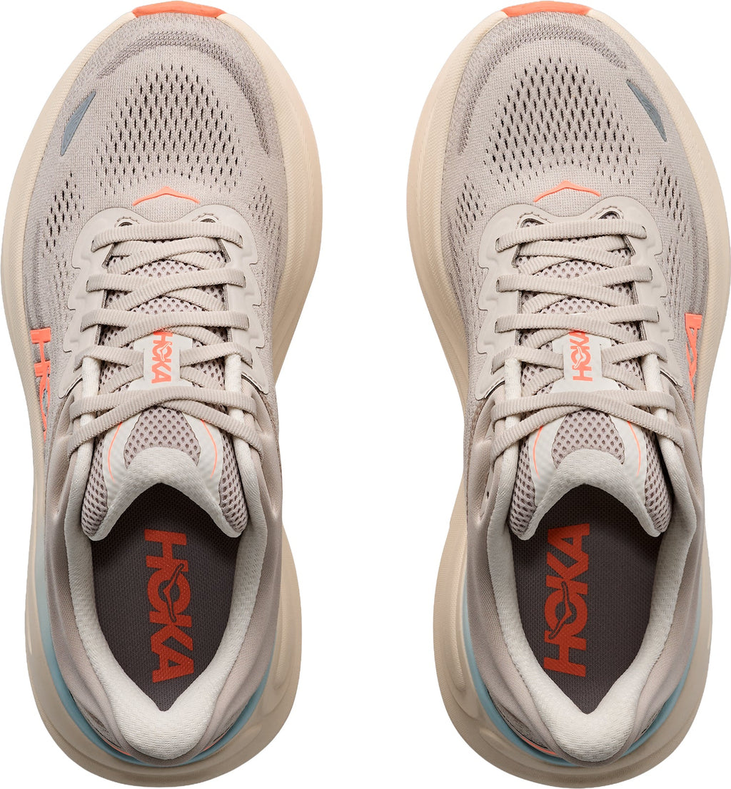 Hoka Bondi 9 Womens Running Shoes - Grey