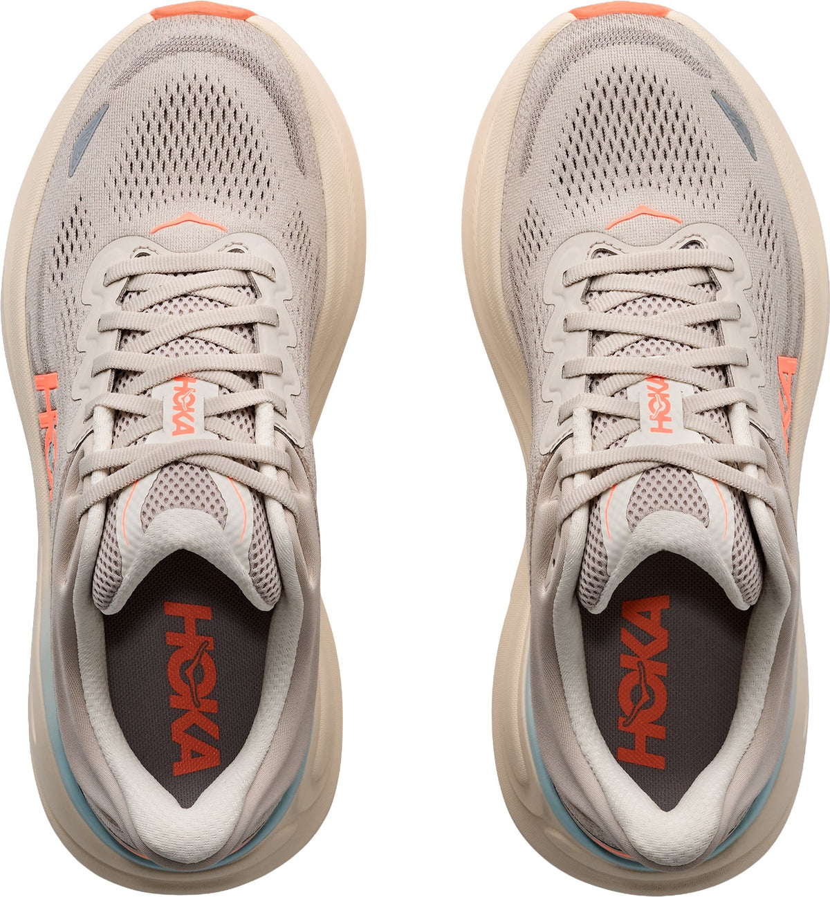 Hoka Bondi 9 Womens Running Shoes - Grey