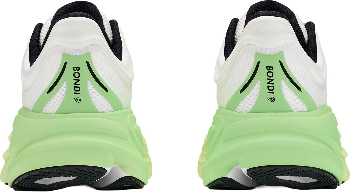 Hoka Bondi 9 WIDE FIT Womens Running Shoes - White