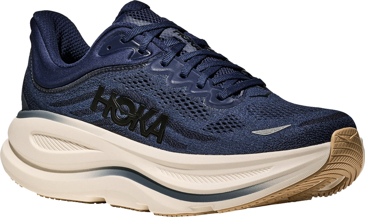 Hoka Bondi 9 WIDE FIT Mens Running Shoes - Blue