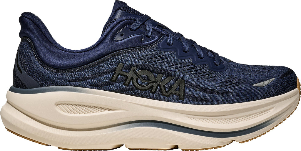Hoka Bondi 9 WIDE FIT Mens Running Shoes - Blue
