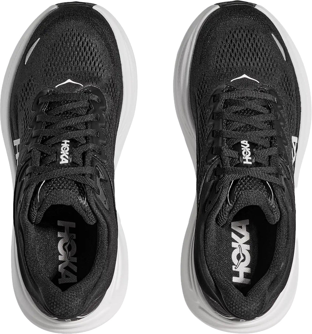 Hoka Bondi 9 WIDE FIT Womens Running Shoes - Black