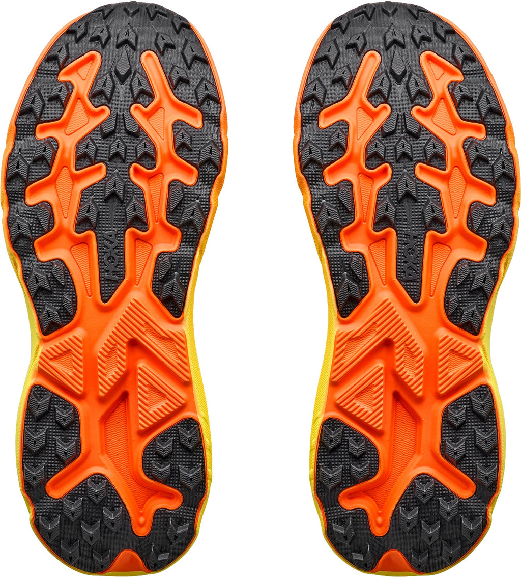 Hoka Challenger 8 WIDE FIT Mens Trail Running Shoes - Orange