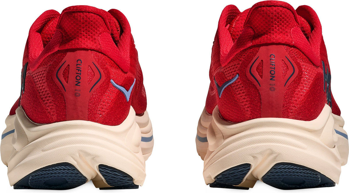 Hoka Clifton 10 Mens Running Shoes - Red