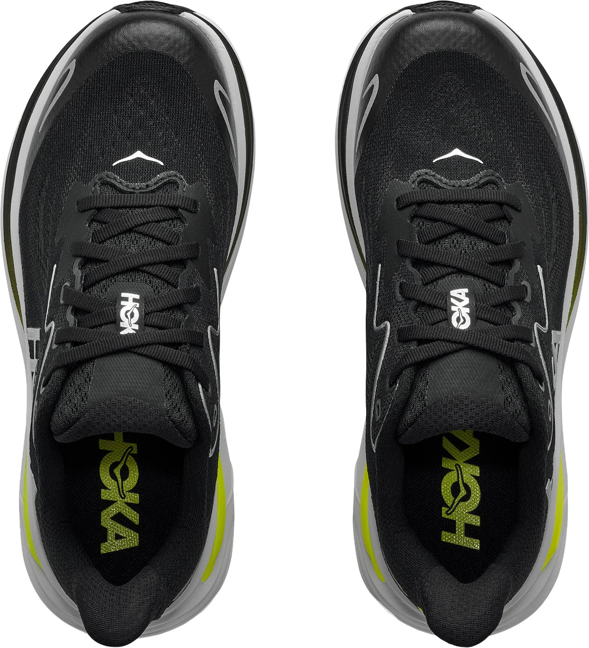 Hoka Cliftion 10 Junior Running Shoes - Black