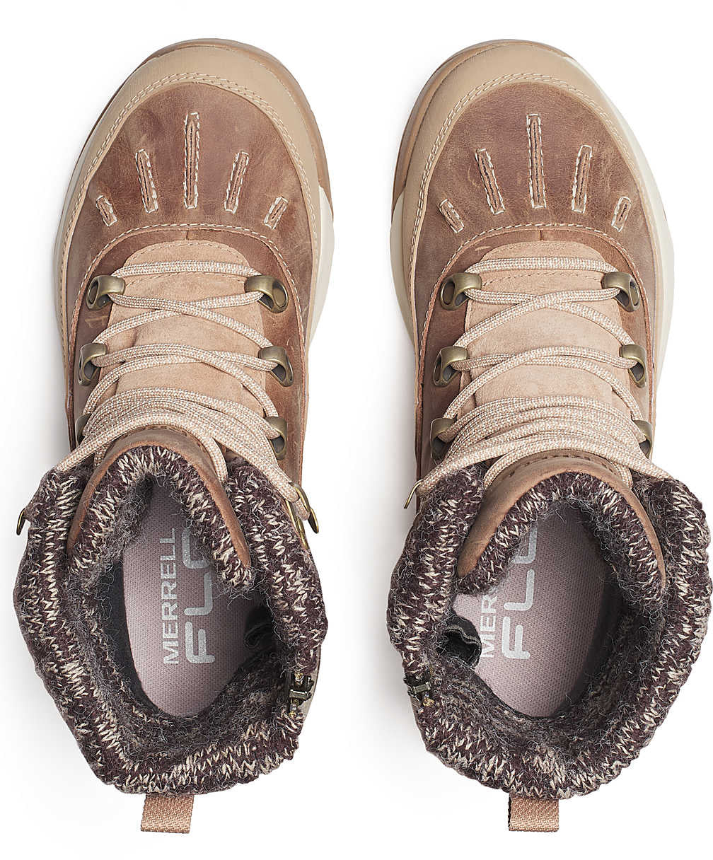 Merrell Siren 4 Thermo Mid Zip Waterproof Womens Walking Boots - Brown