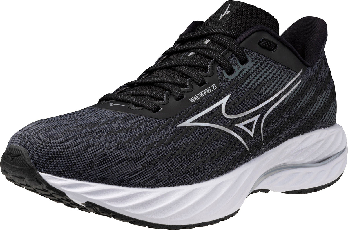 Mizuno Wave Inspire 21 WIDE FIT (D) Womens Running Shoes - Black