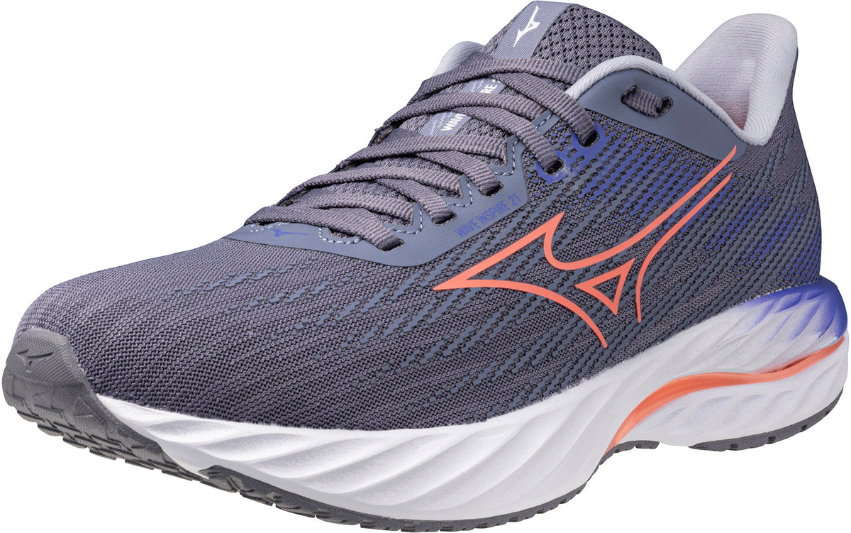 Mizuno Wave Inspire 21 Womens Running Shoes - Grey