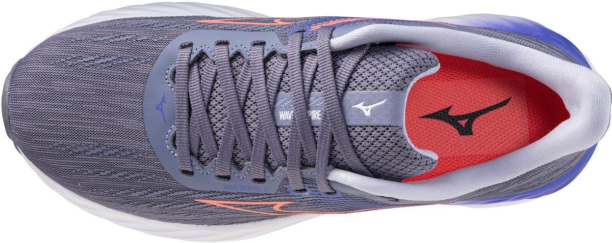 Mizuno Wave Inspire 21 Womens Running Shoes - Grey