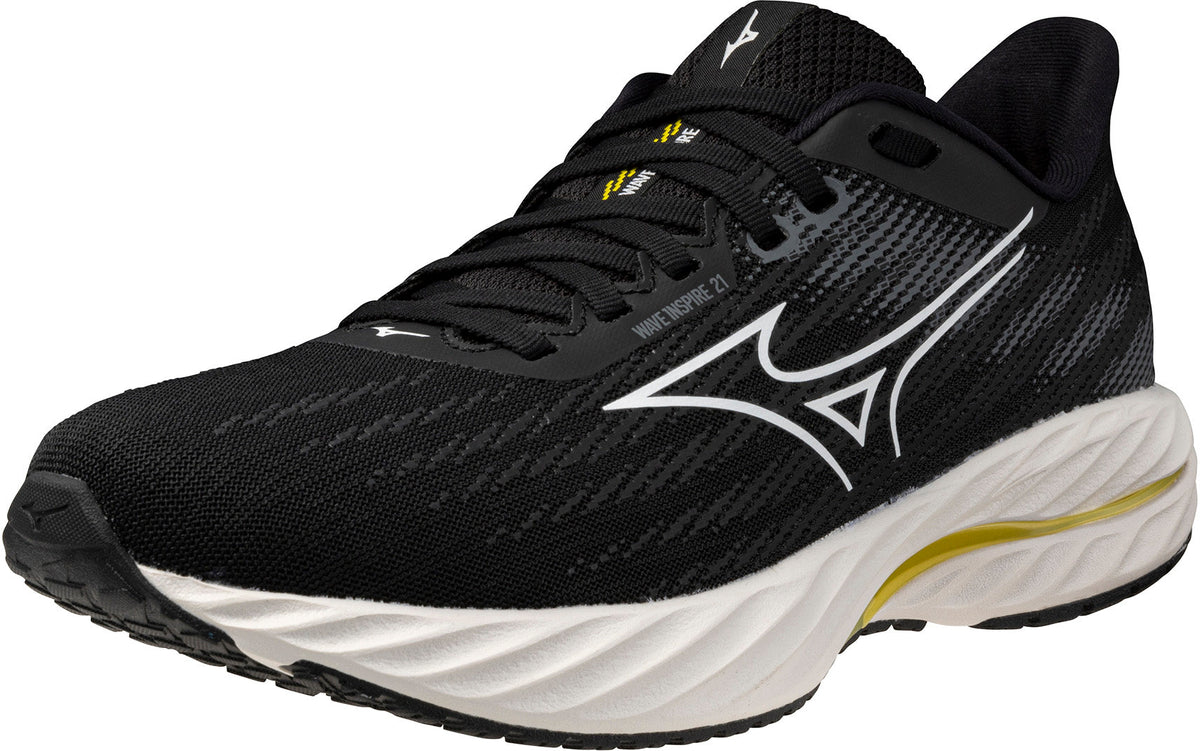 Mizuno Wave Inspire 21 WIDE FIT (D) Womens Running Shoes - Black