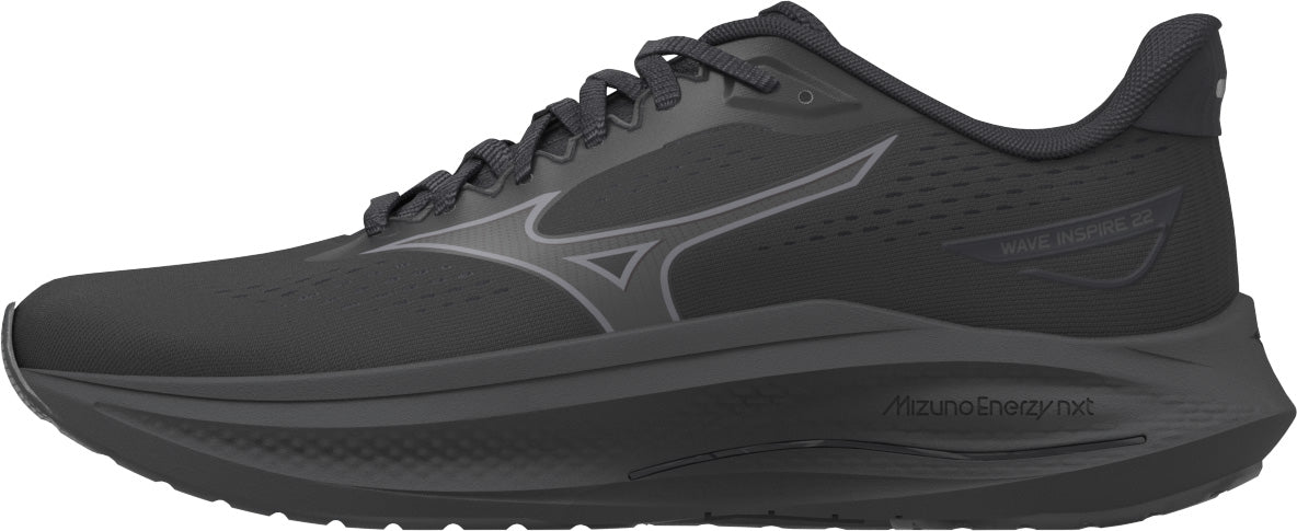 Mizuno Wave Inspire 22 WIDE FIT (D) Womens Running Shoes - Black