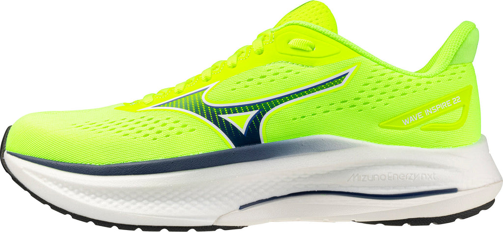 Mizuno Wave Inspire 22 Mens Running Shoes - Yellow
