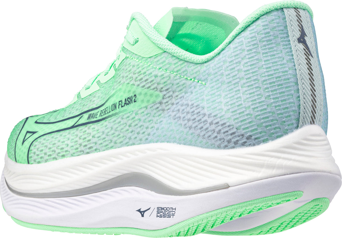 Mizuno Wave Rebellion Flash 2 Mens Running Shoes - Green