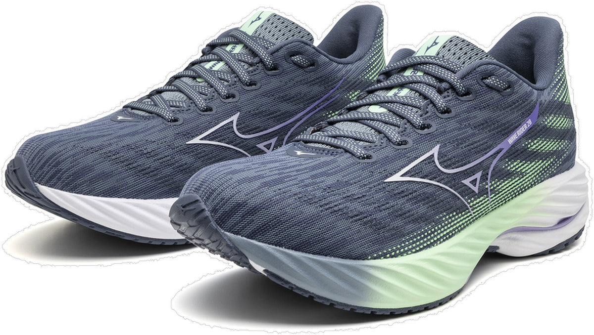Mizuno Wave Rider 28 Womens Running Shoes - Blue