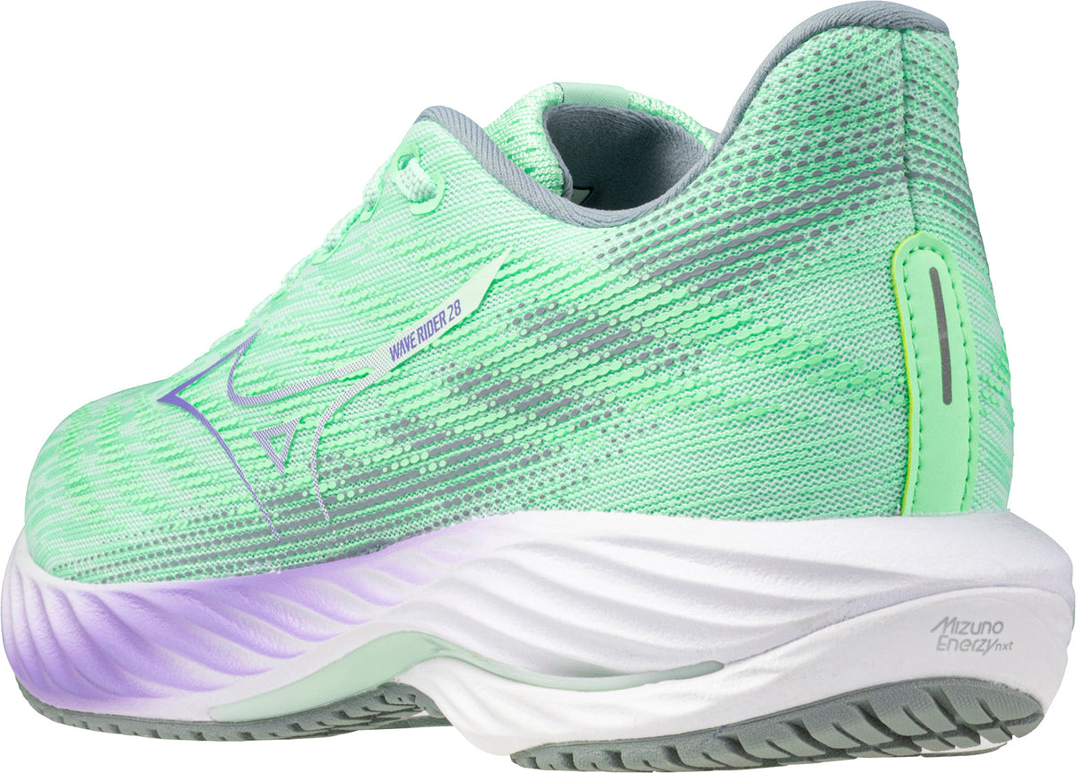 Mizuno Wave Rider 28 Womens Running Shoes - Green