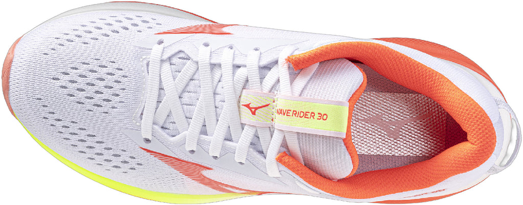 Mizuno Wave Rider 30 Womens Running Shoes - White