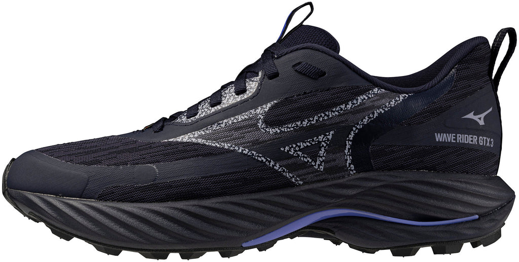 Mizuno Wave Rider GORE-TEX 3 Womens Trail Running Shoes- Grey
