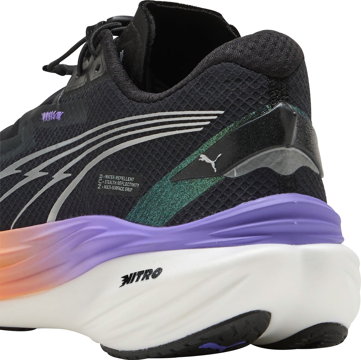 Puma Deviate Nitro 3 WTR+ Womens Running Shoes - Black