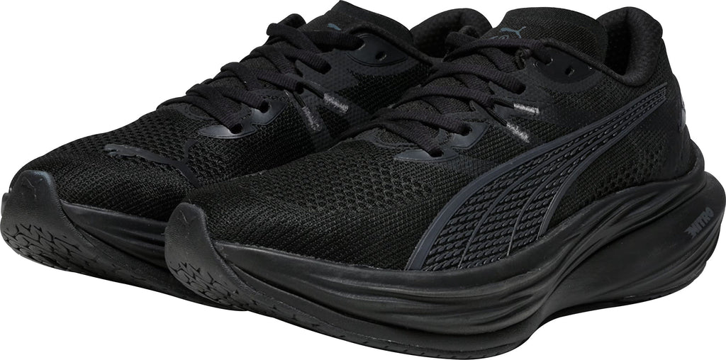 Puma Deviate Nitro 3 WIDE FIT Mens Running Shoes - Black