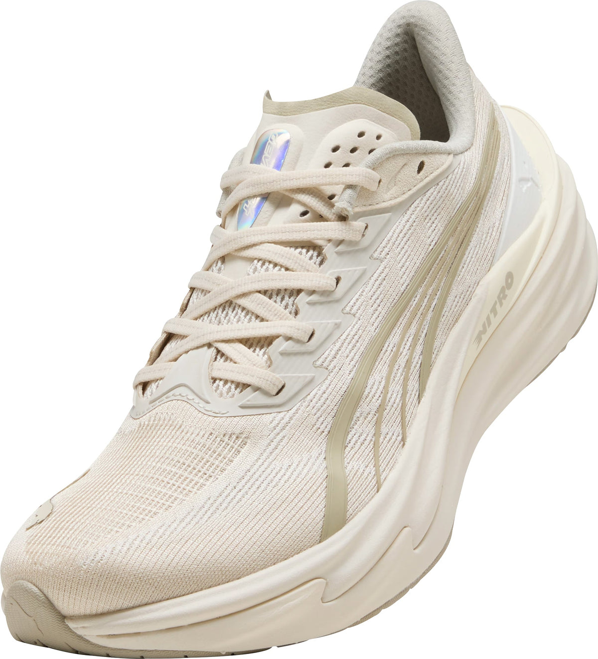 Puma Deviate Nitro 4 Mens Running Shoes - Cream