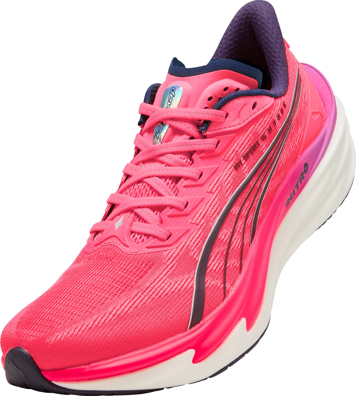 Puma Deviate Nitro 4 HYROX Mens Running Shoes - Pink