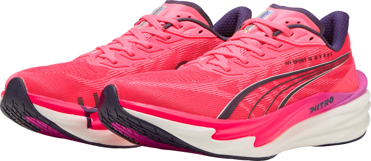 Puma Deviate Nitro 4 HYROX Mens Running Shoes - Pink