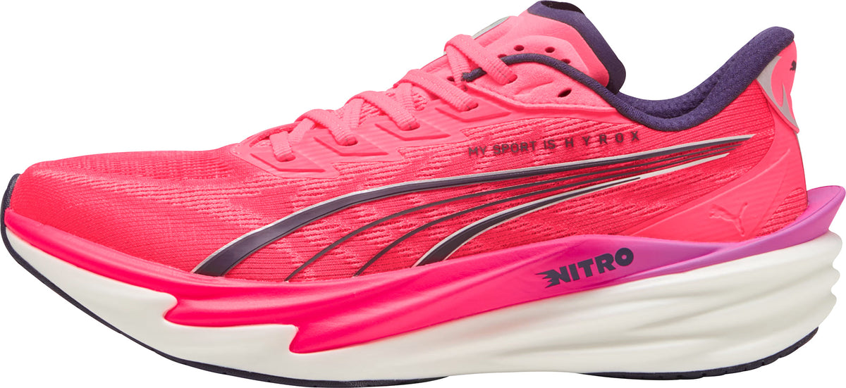 Puma Deviate Nitro 4 HYROX Mens Running Shoes - Pink