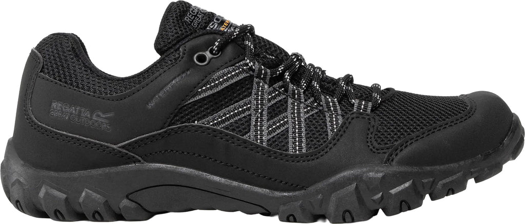 Regatta Edgepoint III Waterproof Mens Walking Shoes - Black